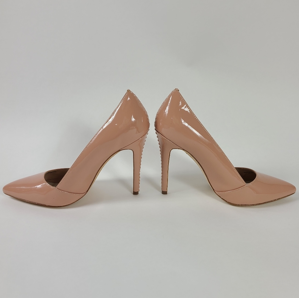 ALICE & OLIVIA Blush Pink Nude Dina Heels - 38.5 - Picture 6 of 8